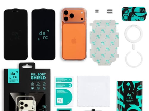 بكج دارك الاقتصادي مجموعة حماية للايفون 360 درجة