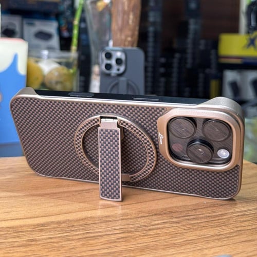 كفر CASE - كاربون فايبر ماج سيف + مسكة ماج سيف - ص...