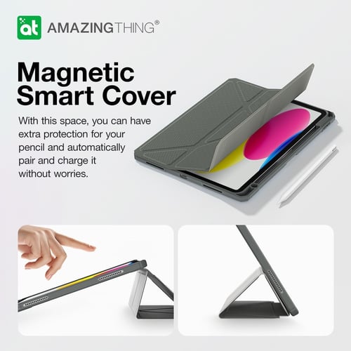 كفر AmazingThing تيتان برو كفر قابل للطي - رمادي ف...