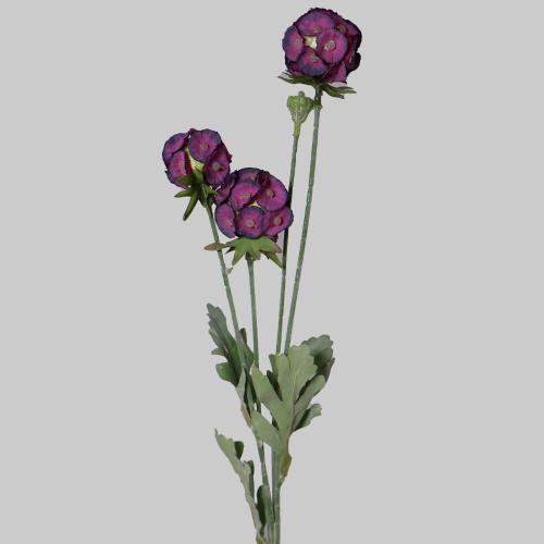 غصن زهور دائرية موف