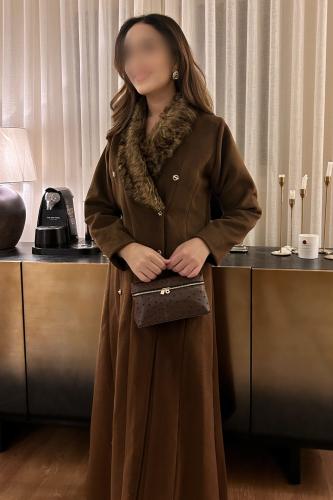 بالطو شتوي مع فرو