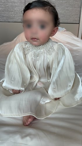 فستان اطفال بشك يدوي