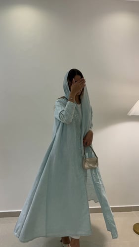 عباية لنن دبل كلوش