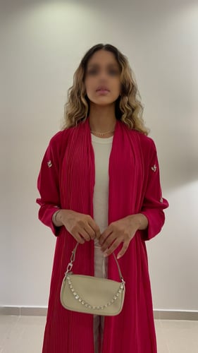 عباية نص كلوش سوارفسكي