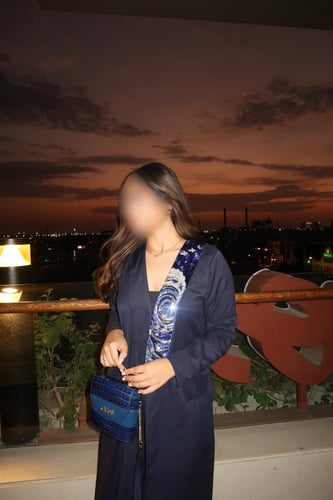 عباية موج بشك يدوي