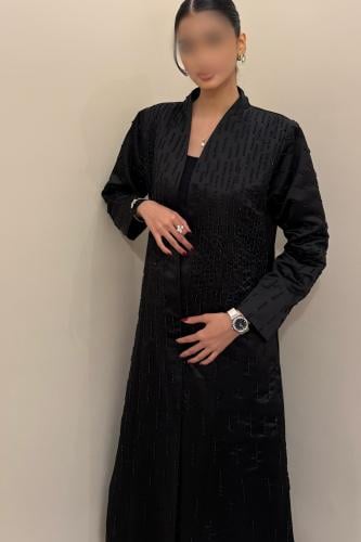 عبايه تفته بشك يدوي يدوي