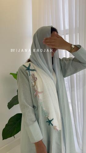 عباية لنن مستحوى من الصدف