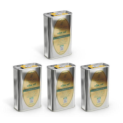 زيت زيتون بكر درجة أولى – 16 لتر (مقسمة على 4 عبوا...