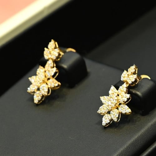 طقم ذهب اصفر لازوردي نجمة