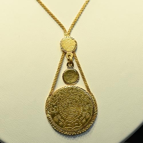 عقد ذهب جنية سعودي