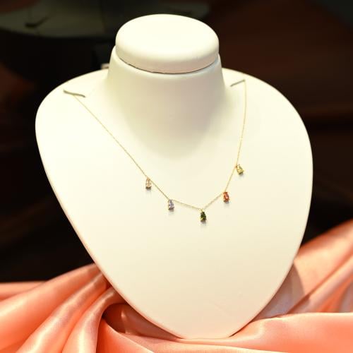 شوكر ذهب ملون