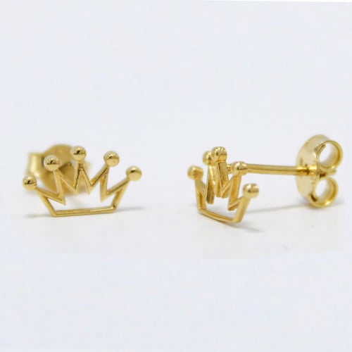 حلق ذهب تاج (ER.006)