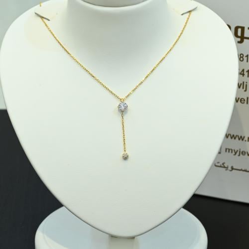 عقد ذهب ناعم عيار 18 (NL.014)