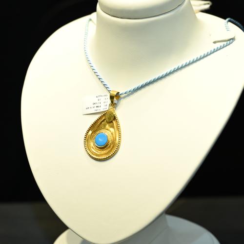 تعليقة ذهب دمعه فيروز