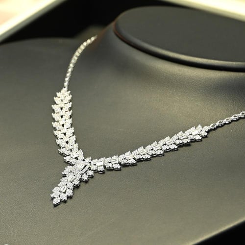 طقم شبكه ذهب ابيض لازوردي يونيون