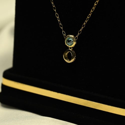 عقد ذهب اطفال حرف O