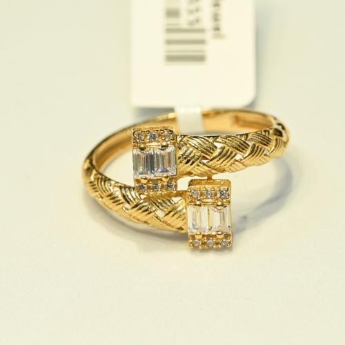 خاتم ذهب رابس مزدوج