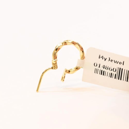 حلق ذهب اطفال دائري مبروم