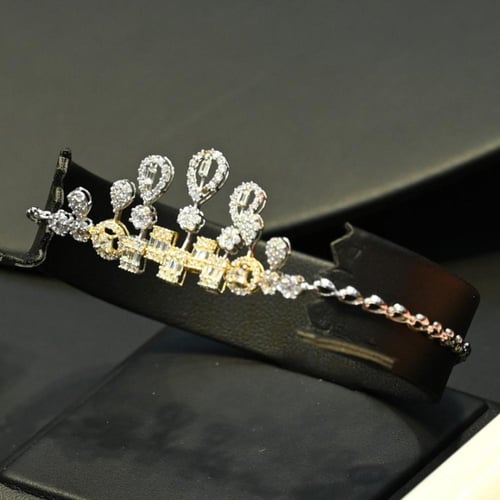 طقم ذهب ابيض واصفر لازوردي دموع