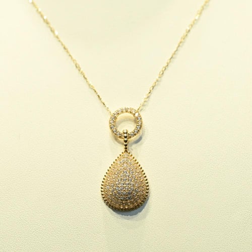 عقد ذهب ليزر دمعه