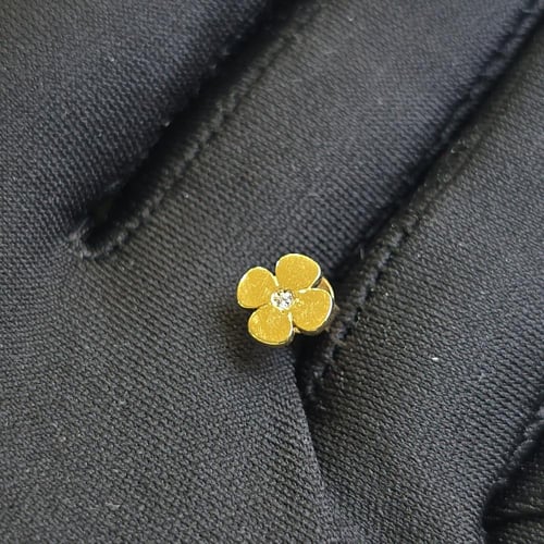 حلق ذهب الكلوفر الايطالي (ER029)