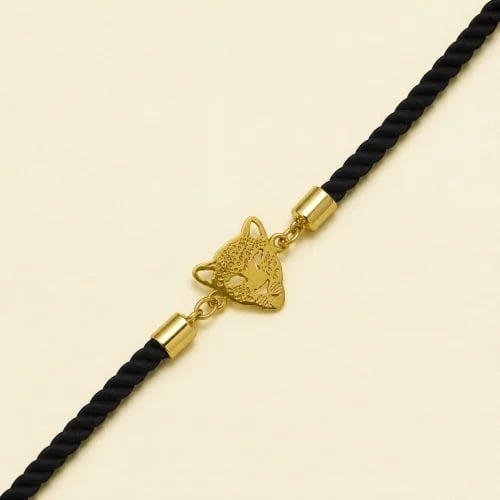 Gold bracelet threads
