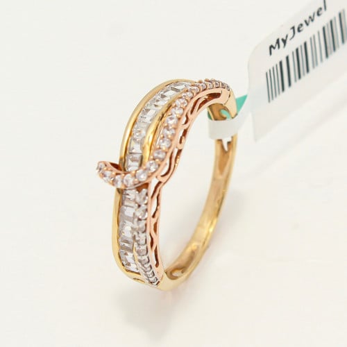 خاتم ذهب مزين بالخرز (RN.008)