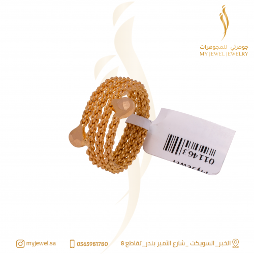 خاتم ذهب مبروم (RN.010)