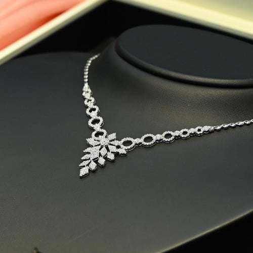 طقم شبكه ذهب ابيض لازوردي نجوم