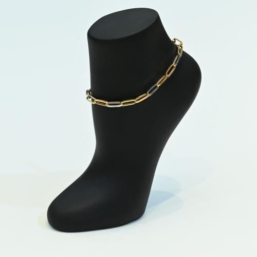 خلخال ذهب جنزير ايطالي