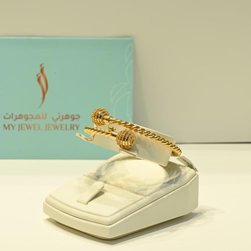 اسوارة ذهب مبروم كورة