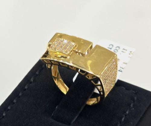 خاتم ذهب 4 جرام عيار 18 (RN. 066)