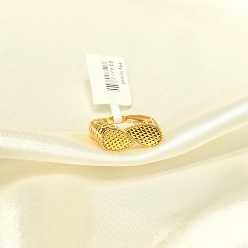 خاتم ذهب دبل تيير