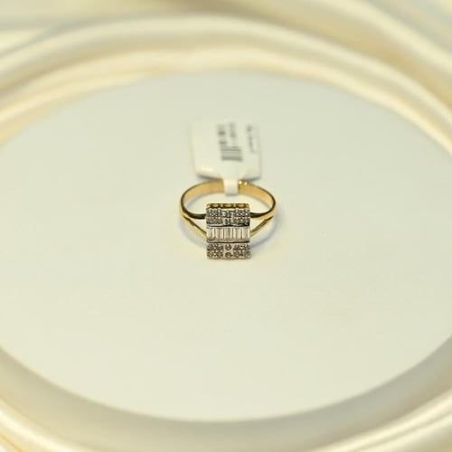 خاتم ذهب باقيت زركون تصميم 2