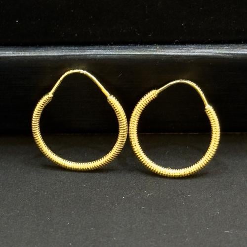 حلق ذهب دائري عيار 21 (ER.026)