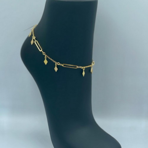 خلخال ذهب تركي عيار 21