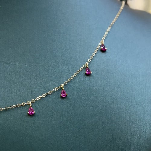 شوكر ذهب روبي (NL.095)