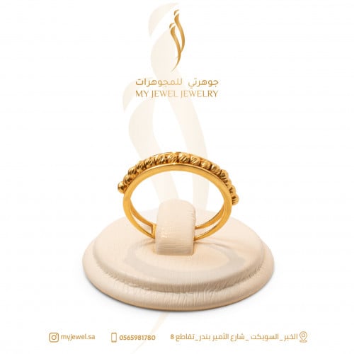 خاتم ذهب خرز (RN.028)