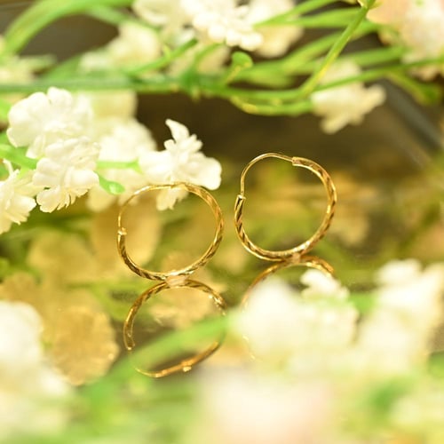 حلق اطفال ذهب دائري (ER.018)