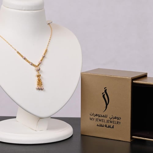 عقد هندي دوريكا وردي (NL.138)