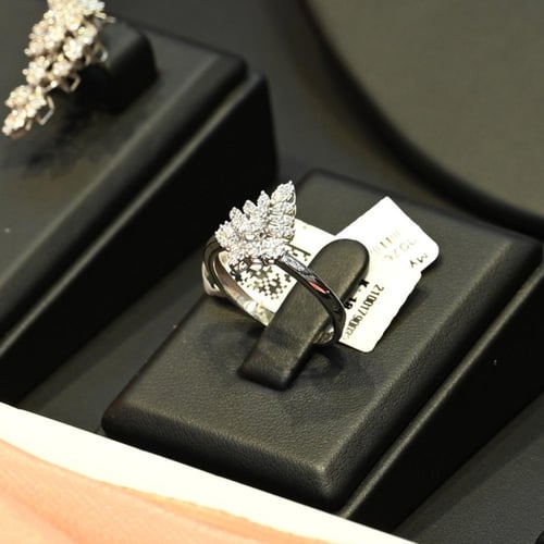 طقم ذهب لازوردي ابيض كريستال تاي