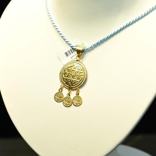 تعليقة ذهب طبعه جنيه