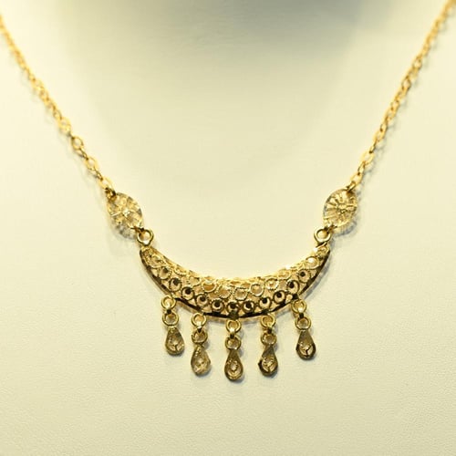 سبحة ذهب نصف القمر