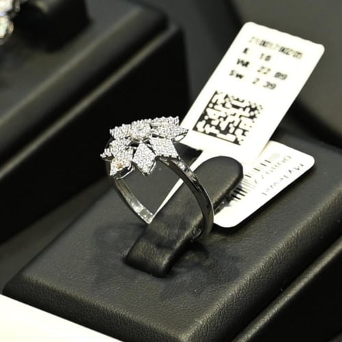 طقم شبكه ذهب ابيض لازوردي نجوم