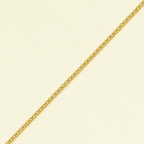 اسوارة ذهب سادة ناعمة