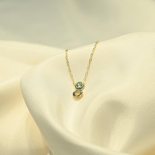 عقد ذهب اطفال حرف O