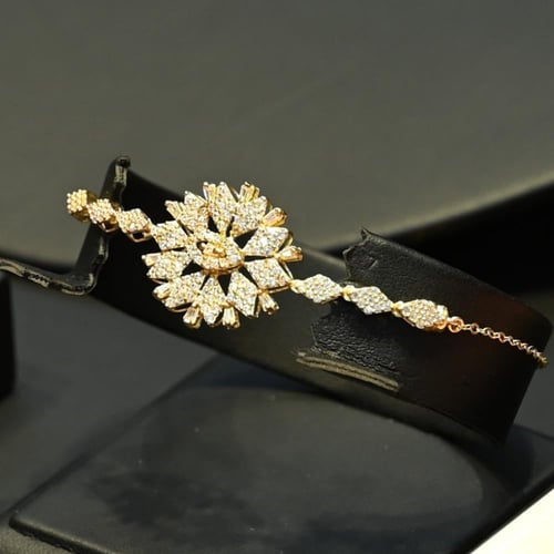 طقم ذهب اصفر لازوردي بيتلز