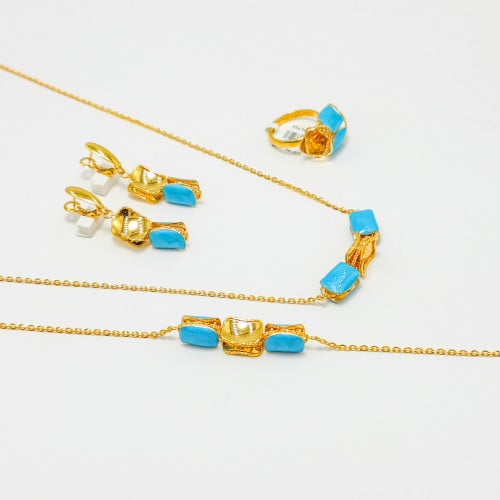 طقم ايطالي ازرق عيار 21 (FS.001)