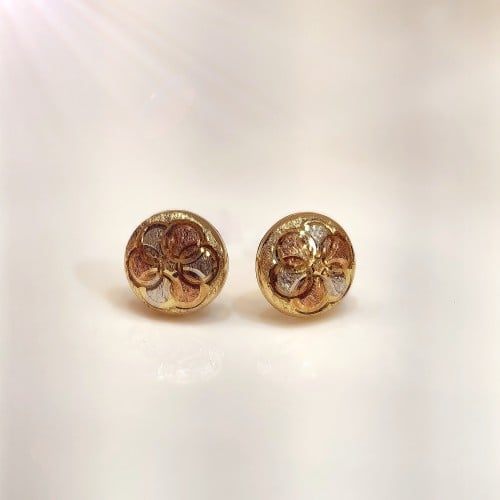 حلق ذهب ملون (ER.020)