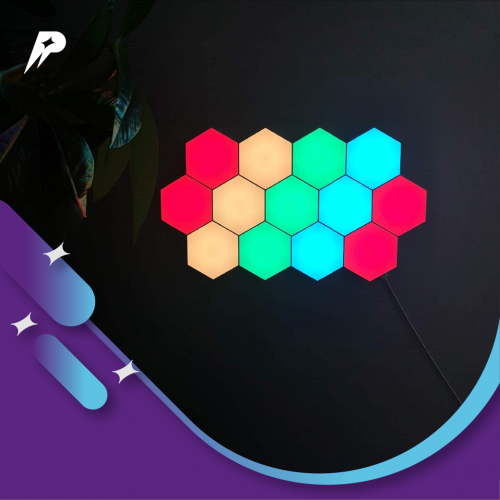 إضاءة ليد RGB سداسي